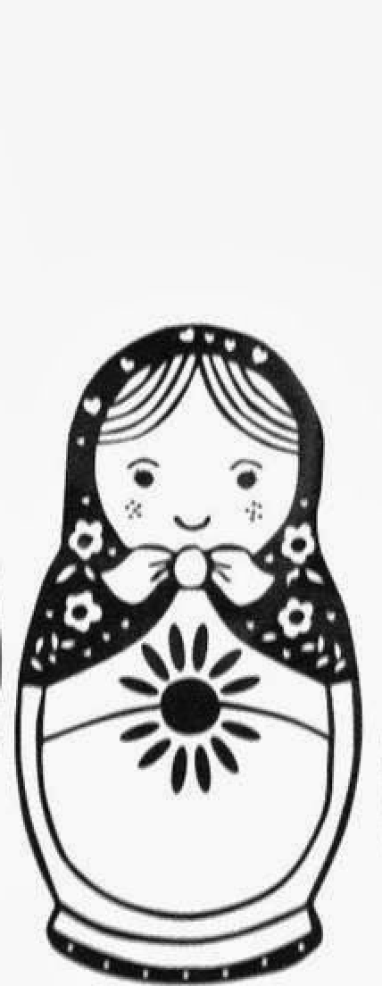 Second smaller Matryoshka doll image