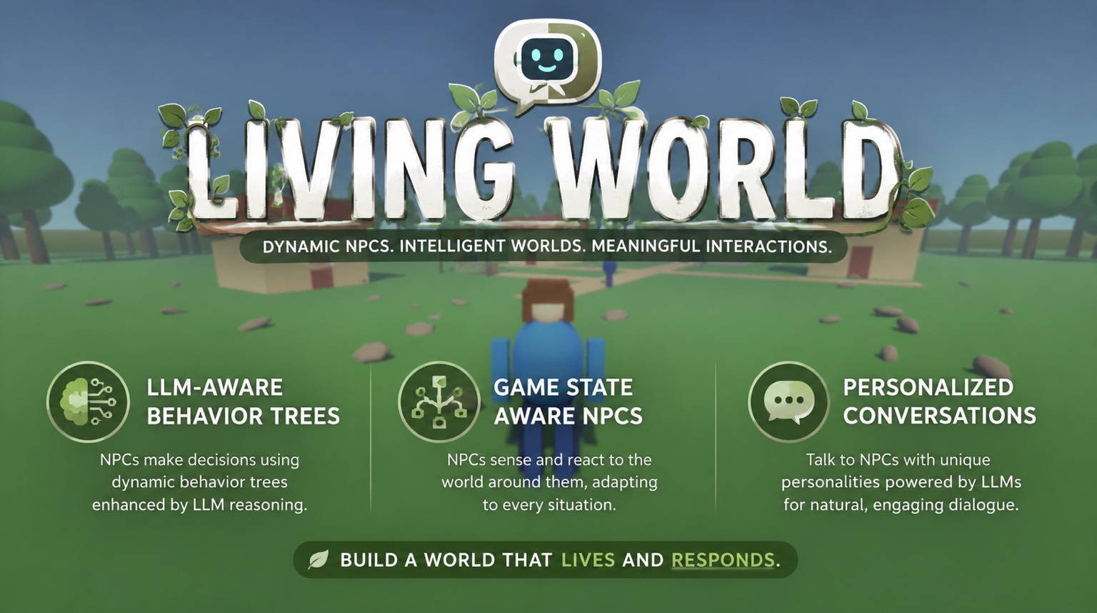 Living World research prototype banner